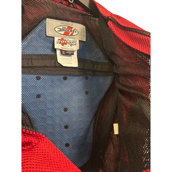 Joe Rocket Womens S Red Mesh Motorcycle Jacket With Armor - Picture 3 of 8